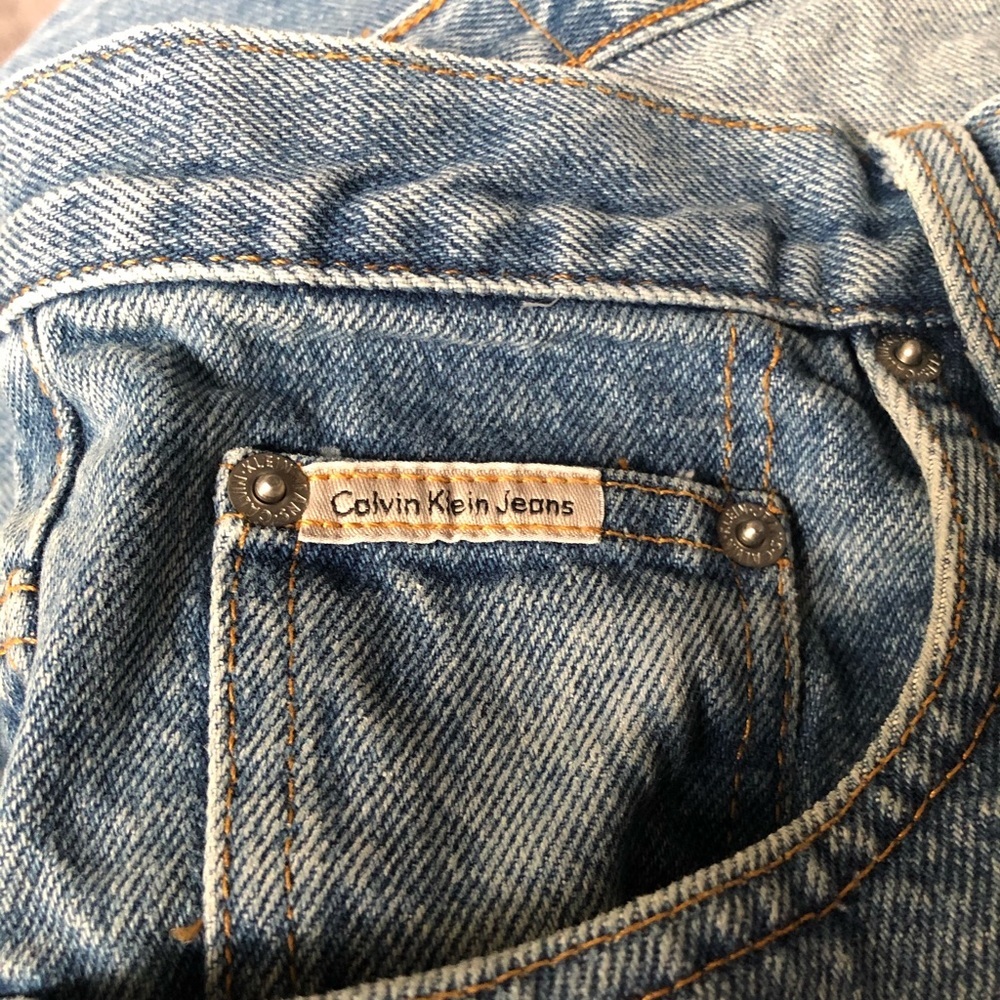 CALVIN KLEIN EASY FIT BLUE JEANS W34 - Picture 5 of 14
